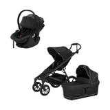 Thule Urban Glide 4 Kinderwagen 3-in-1 - Black | Thule Maple Autositz - Black