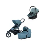 Thule Urban Glide 3 Kinderwagen 3-in-1 - Mid Blue | Thule Maple Autositz - Mid Blue
