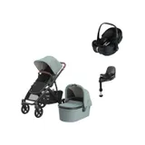 UPPAbaby VISTA V3 Kinderwagen 4-in-1 - Kenzi | Joolz X Maxi-Cosi Pebble 360 Pro 2 Autositz | Maxi-Cosi FamilyFix 360 Pro