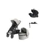 UPPAbaby VISTA V3 Kinderwagen 4-in-1 - Savannah | Doona X Autositz | Doona X Isofix Base