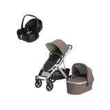 UPPAbaby VISTA V3 Kinderwagen 3-in-1 - Theo | Joolz X Maxi-Cosi Pebble 360 Pro 2 Autositz