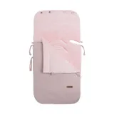 Baby's Only Sparkle Fußsack Silber / Rosa meliert