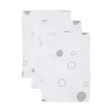 Basicline Bubble Waschlappen Grey 3 st. 7040.20