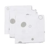 Basicline Bubble Mundtuch Grau 3 Stück