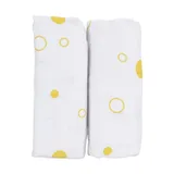 Basicline Bubble Swaddle Ocker 2 Stück