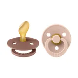 BiBs Schnuller Anatomisch Blush / Woodchuck 6-18 Monate 2 Stück