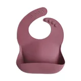 Mushie Silikon-Lätzchen Dusty Rose