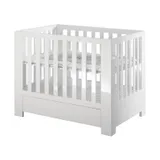Kidsmill Laufstall Alaska Weiß Hochglanz Mit Lade