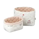 Cam Cam Gesteppter Aufbewahrungskorb - Carousel - 2 Stück