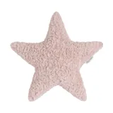 Baby's Only Kissen - Stern Teddy - Snow - Altrosa