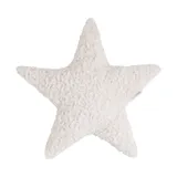 Baby's Only Kissen - Stern Teddy - Snow - Wollweiß