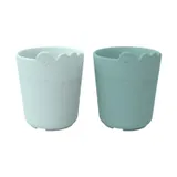 Done by Deer Croco Mini Becher Blue 2 Stück