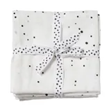 Burp cloth 2-pack Dreamy dots white 3003478
