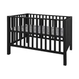 Europe Baby Zwillingslaufstall Casper Schwarz