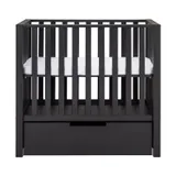 Europe Baby Mees Laufstall mit Schublade Mattschwarz