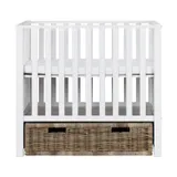 Europe Baby Mees Laufstall mit Korb-Schubfach Mattweiß