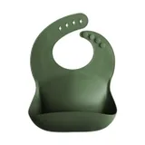 Mushie Silikon-Lätzchen Forest Green