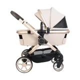 ICandy Peach 8 Kinderwagen 3-in-1 - Complete Travel Bundel - Biscotti / Sandstone