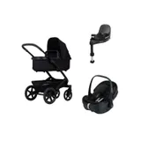 Joolz Geo 3 Kinderwagen 4-in-1 - Classic Look - Space Black | Joolz X Maxi-Cosi Pebble 360 Pro 2 Autositz | Maxi-Cosi FamilyFix 360 Pro