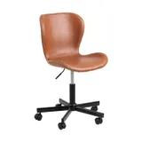 Kidsmill Bent Bürostuhl Lederoptik Retro Brandy
