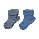 KipKep Bleib-Söckchen Denim Blue 0-6 Mte
