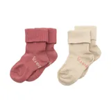 KipKep Bio Blijf-Sokjes 0-6m Dusty Clay 3171