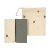 Laessig Hydrophiles Tuch Taupe 60 x 60 cm 2 Stück