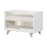 Kidsmill Lars Babybett Weiß / Natur 60 x 120 cm