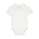 Mats & Merthe Charlotte Wickelbody Kurzarm Off White 1 Monat
