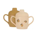 Konges Sløjd Trinklernbecher 2-Pack - Lemon