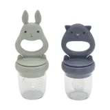 Konges Sløjd Fruchtschnuller 2-Pack - Onyx