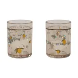 Konges Sløjd Glitzerbecher, 2er-Pack – Lemon
