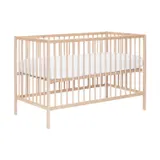 Puck Raw Babybett Buche Natur 60 x 120 cm