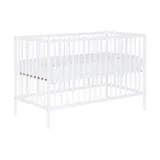 Puck Raw Babybett Buche Weiß 60 x 120 cm