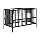 Puck Raw Babybett Buche Schwarz 60 x 120 cm