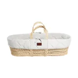 Snuz Natural Knitted Moses Wiege mit Matratze Dove