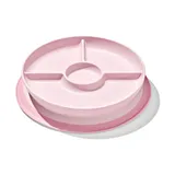 Oxo Tot Stick & Stay Teller Mit 3 Fächern - Blossom
