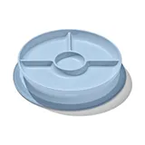 Oxo Tot Stick & Stay Teller Mit 3 Fächern - Dusk