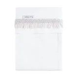 Baby's Only Kinderbettlaken Gestrickte Borte - Happiness - Urban Taupe / Ecru - 120x150 cm