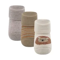 Ewers Löwe Babysocken - 3-Pack - One Size