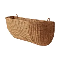 Ferm Living Geflochtener Wandorganizer - Natural - 75x25 cm