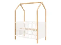 Bopita Babybett - Homy - Weiß/Natur