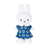 Miffy Kuscheltier Blau Blumenkleid - 24 cm