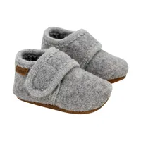 EnFant Baby Wool Slippers - Grey Melange
