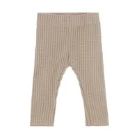 Nanami Rippstrickhose – Größe 62–68 – Beige
