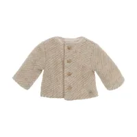 Nanami Jacke – Größe 62–68 – Wollvlies – Beige