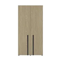 Gami Nael Kleiderschrank - Rookwood Eiche - 2-Türig