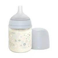 Suavinex Wonderland SX Pro Fles Glas - Slow Flow - 120ml - Blauw