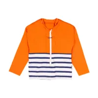 Floatee Anti-Ertrinken T-Shirt Langarm - Orange