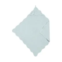 Meyco Baby Wavy Badecape - 80 x 80 cm - Frottee - Grey Blue